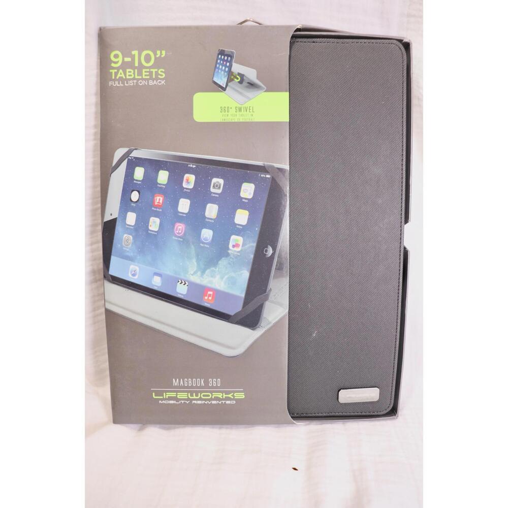 LifeWorks Folding Folio Case Apple iPad Google Tablet Kindle Nook Magbook 360